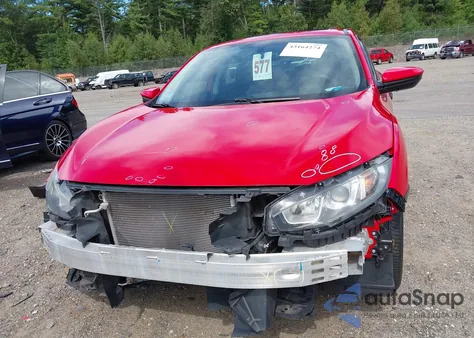 2018 Honda Civic Ex из США, поврежденный, VIN 2HGFC2F75JH506049